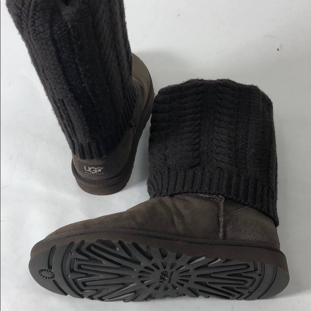 Ugg Boots Tularosa Route Detachable Chocolate New - Picture 3 of 8